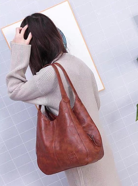 Bolsa Ártemis Vintage em Couro Ecológico