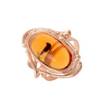 Conjunto de  Brinco Anel e Colar Pedra Natural