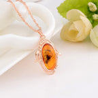 Conjunto de  Brinco Anel e Colar Pedra Natural