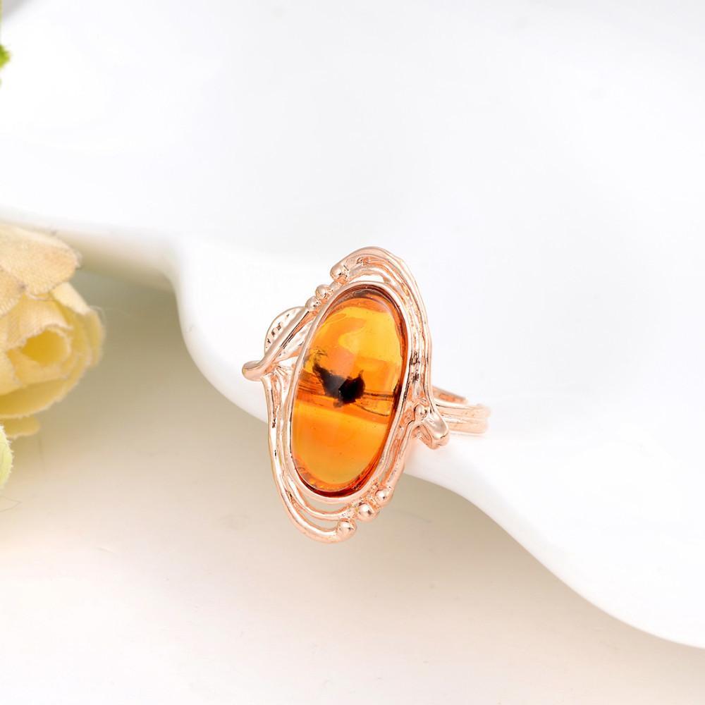 Conjunto de  Brinco Anel e Colar Pedra Natural