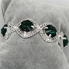 Conjunto de Brincos e Pulseira Austríaco