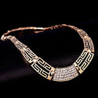 Conjunto de Colar Pulseira Brinco Anel